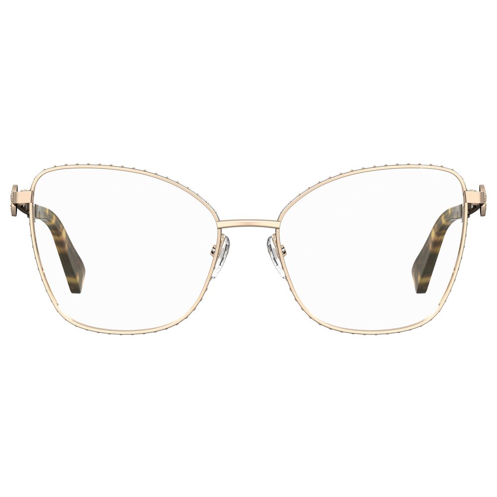 Moschino Gold Metal Frames