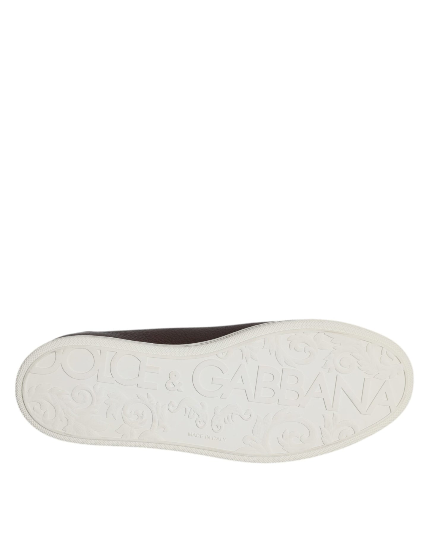 Dolce & Gabbana Brown Low Top Men Saint Tropez Sneakers Shoes