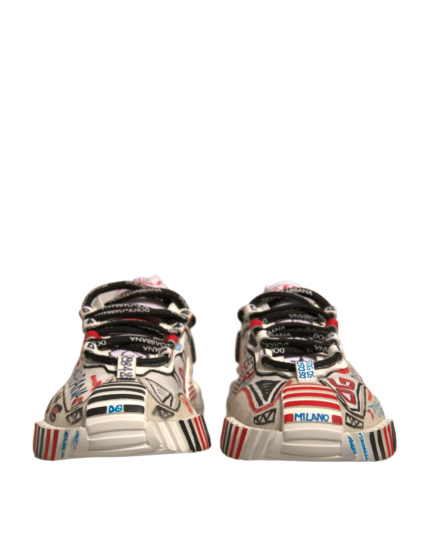 Dolce & Gabbana Zapatillas NS1 de tela de ante multicolor Zapatos