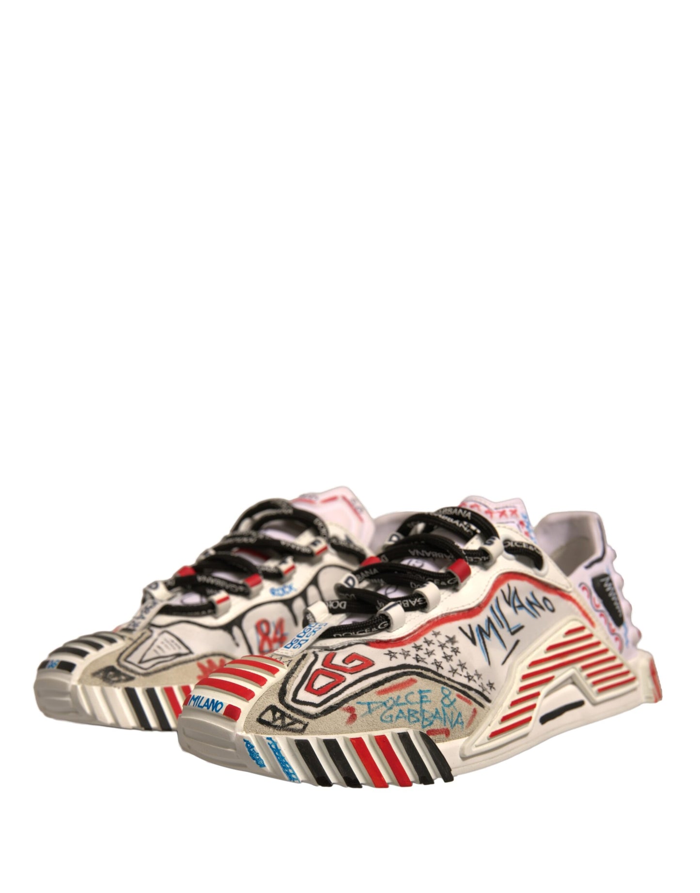 Dolce & Gabbana Zapatillas NS1 de tela de ante multicolor Zapatos