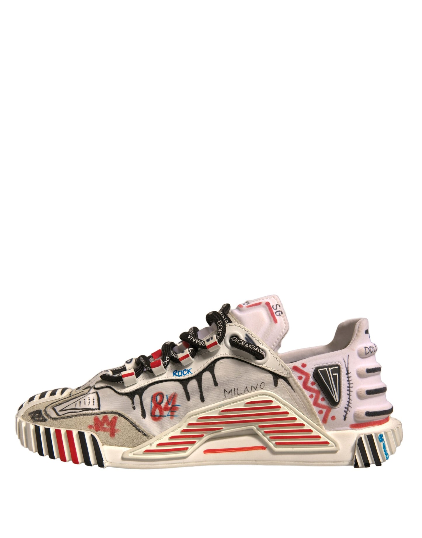 Dolce & Gabbana Zapatillas NS1 de tela de ante multicolor Zapatos