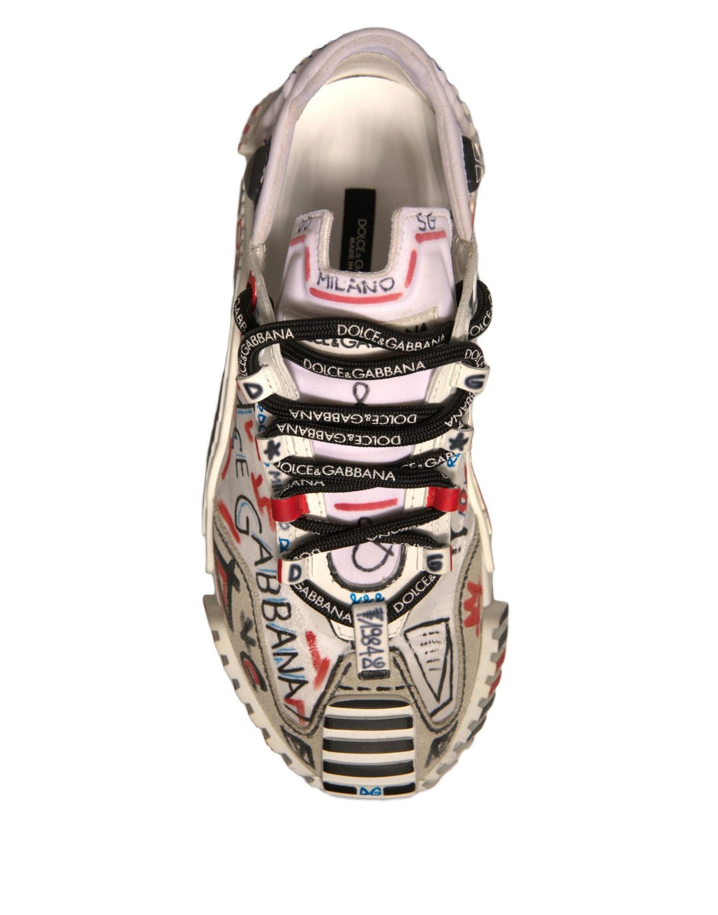 Dolce & Gabbana Zapatillas NS1 de tela de ante multicolor Zapatos