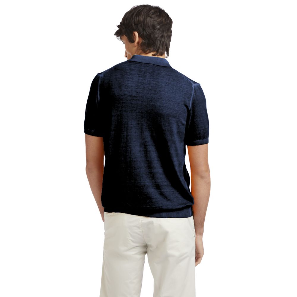 Polo de algodón azul AT.P.CO