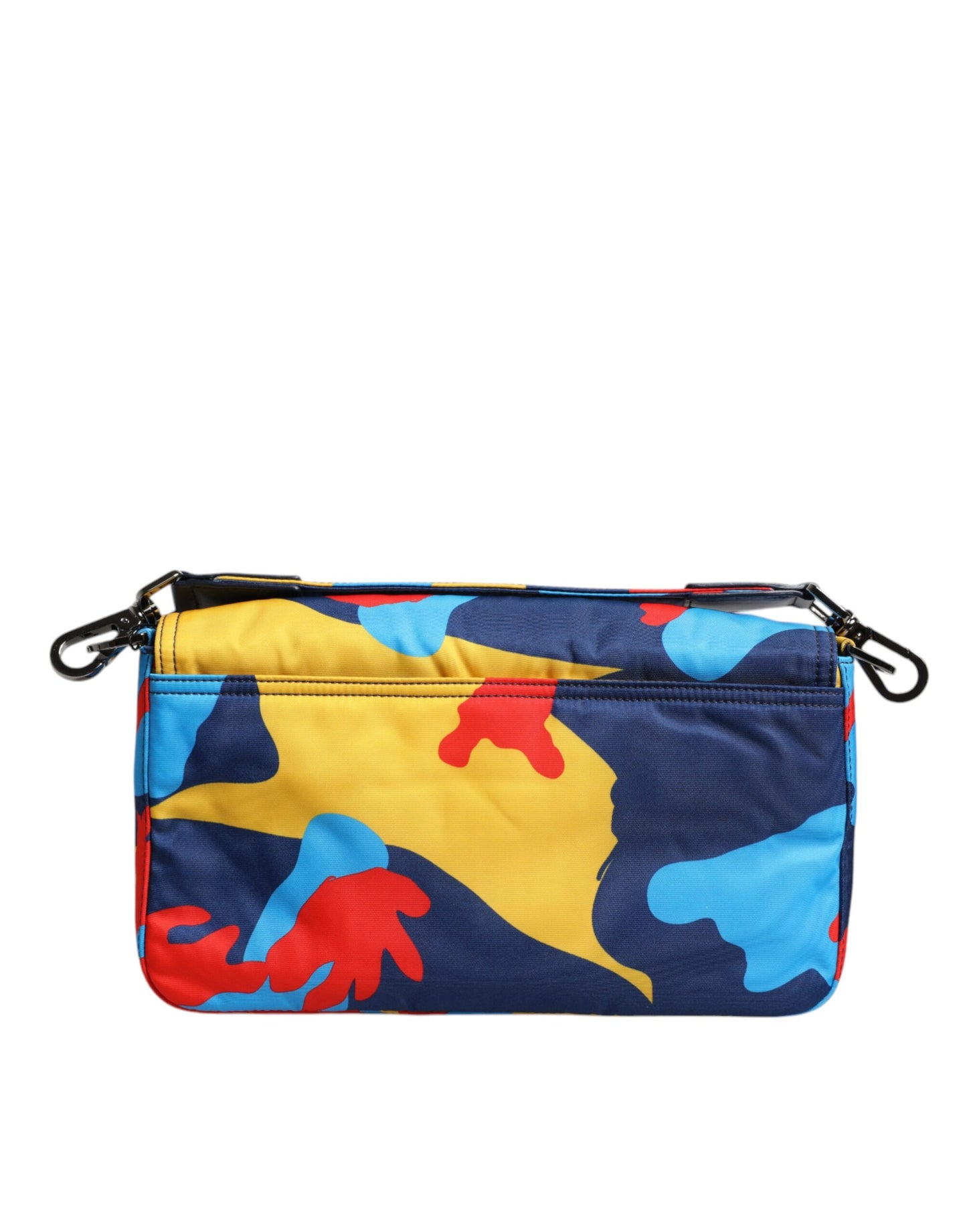 Bolso bandolera de nailon con estampado de camuflaje multicolor de Dolce & Gabbana