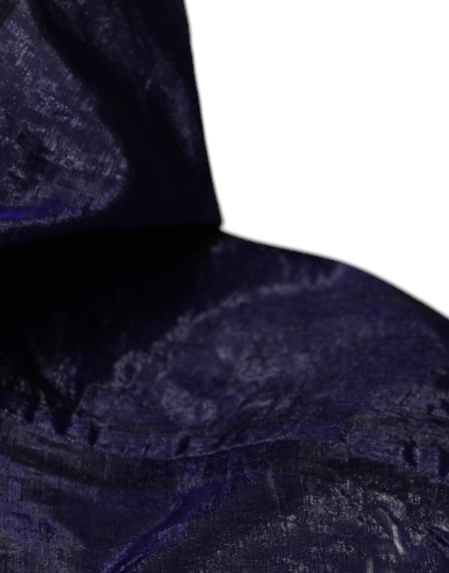Chaqueta impermeable con capucha de algodón azul oscuro para hombre de Dolce & Gabbana
