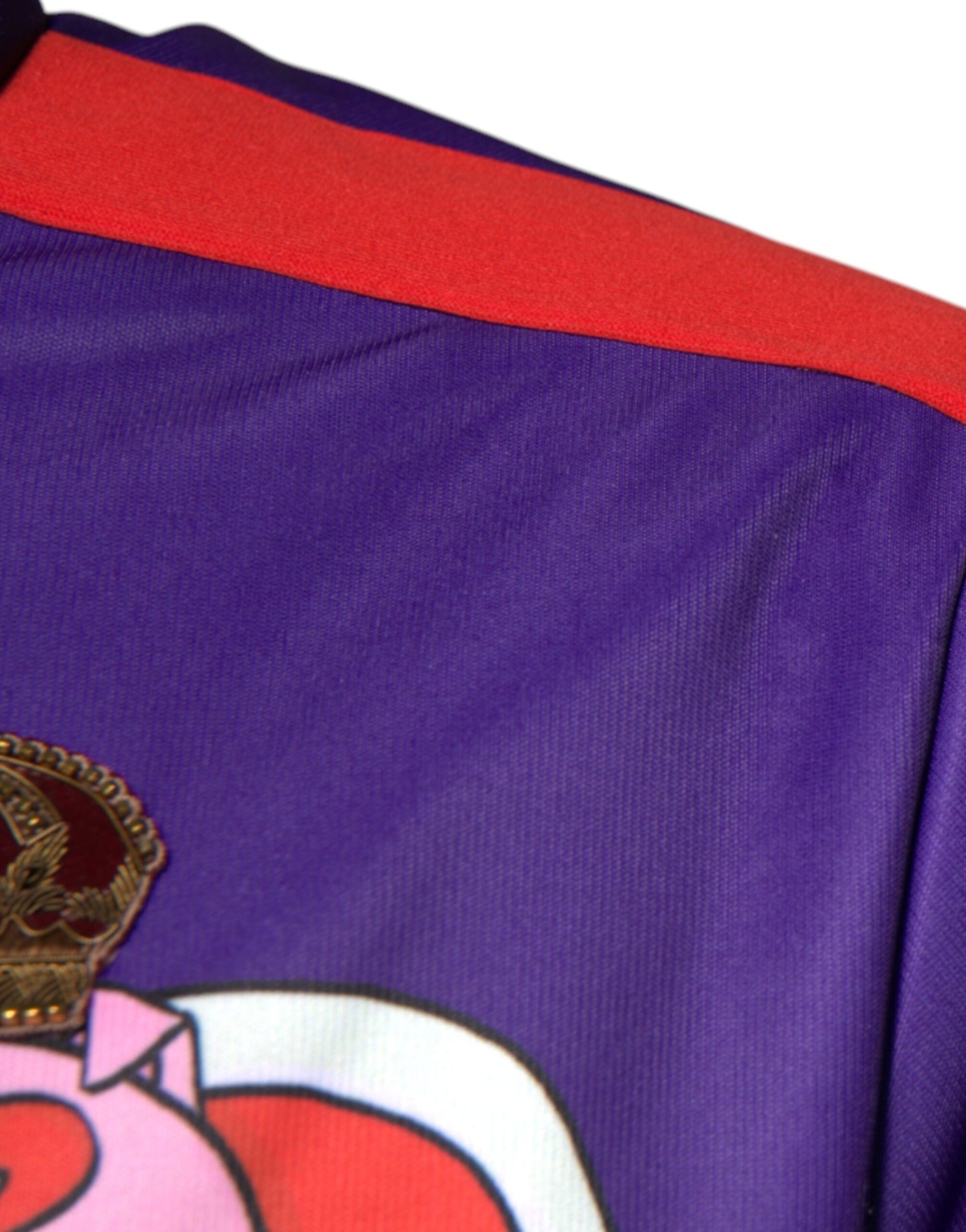 Suéter bomber morado con cremallera completa del Año del Cerdo de Dolce & Gabbana