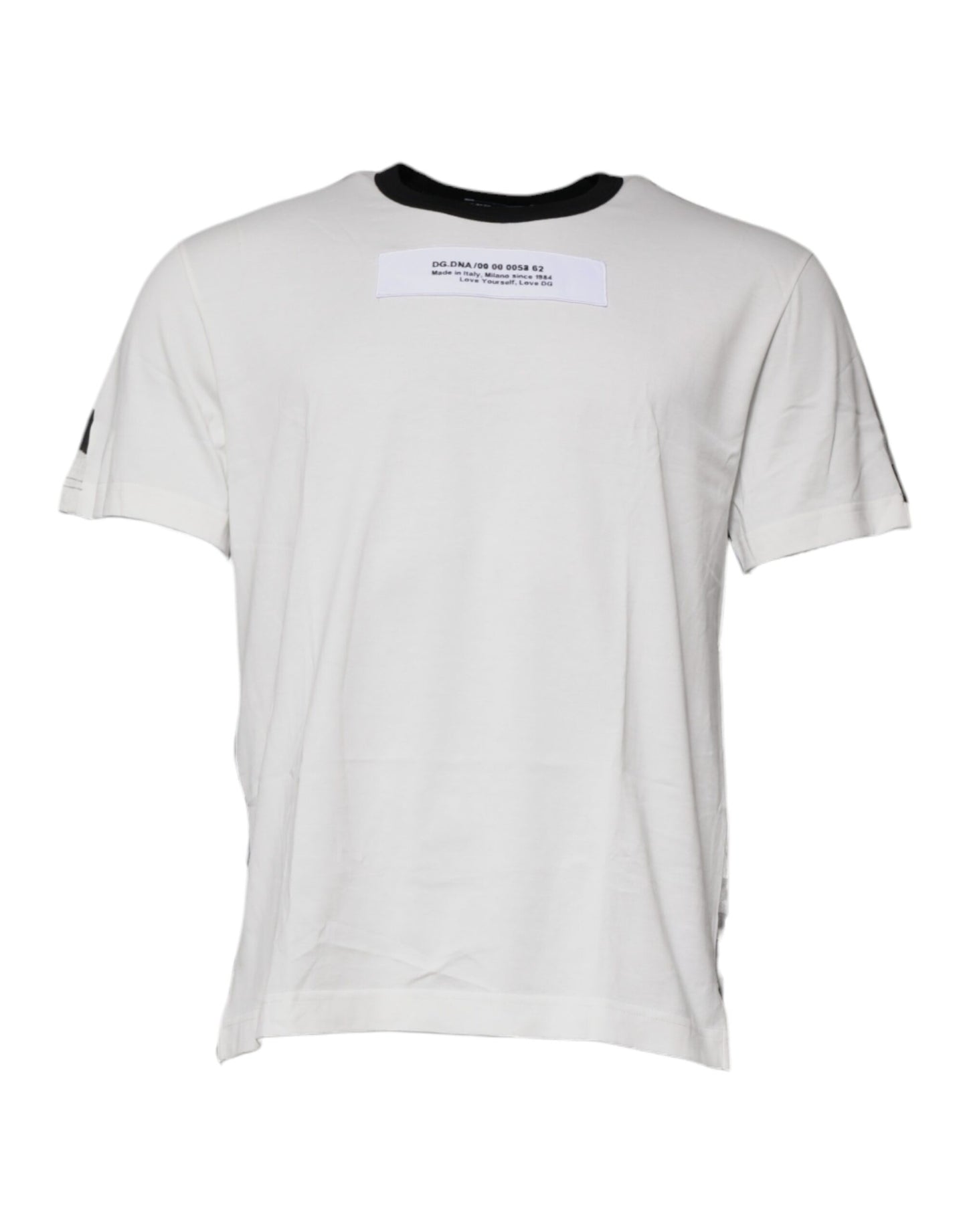 Camiseta de cuello redondo con estampado de camuflaje multicolor de Dolce & Gabbana