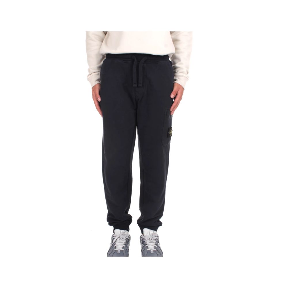 Stone Island Blue Cotton Men's Tracksuit Pant