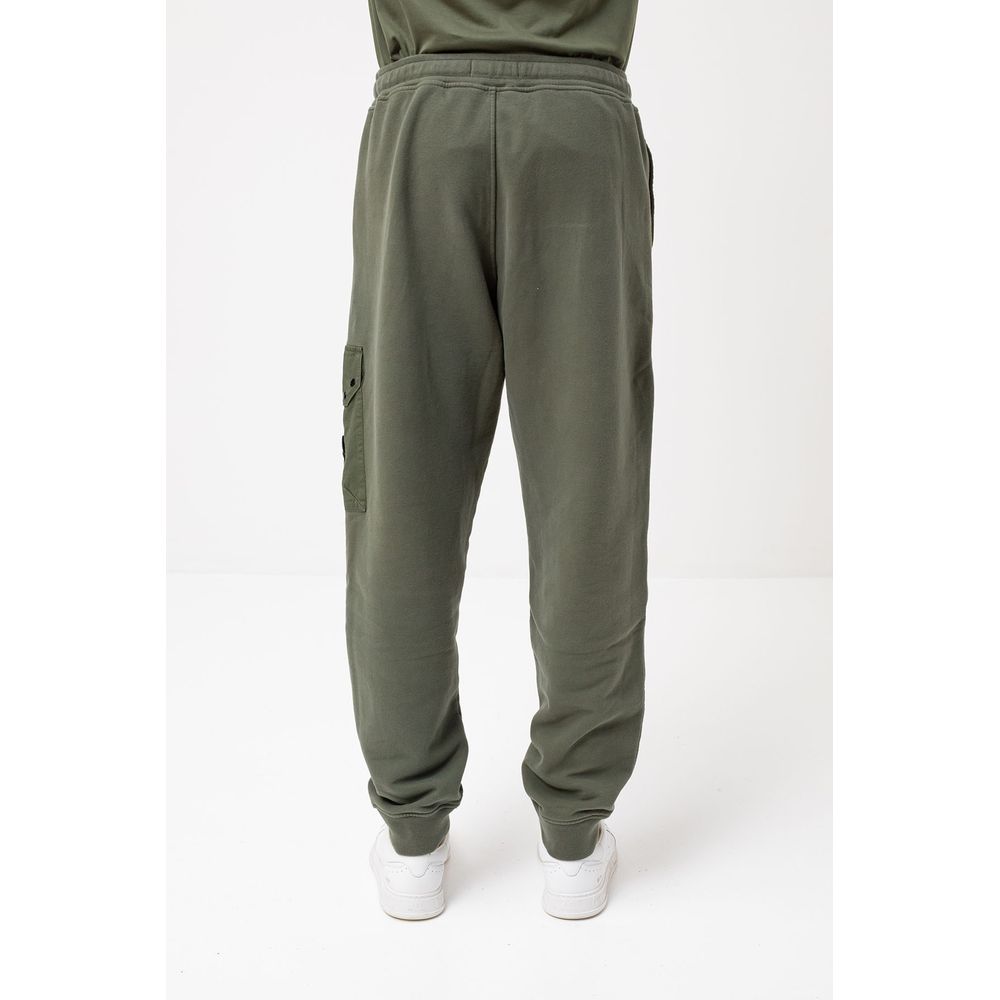 Stone Island Green Cotton Men's Track Pant