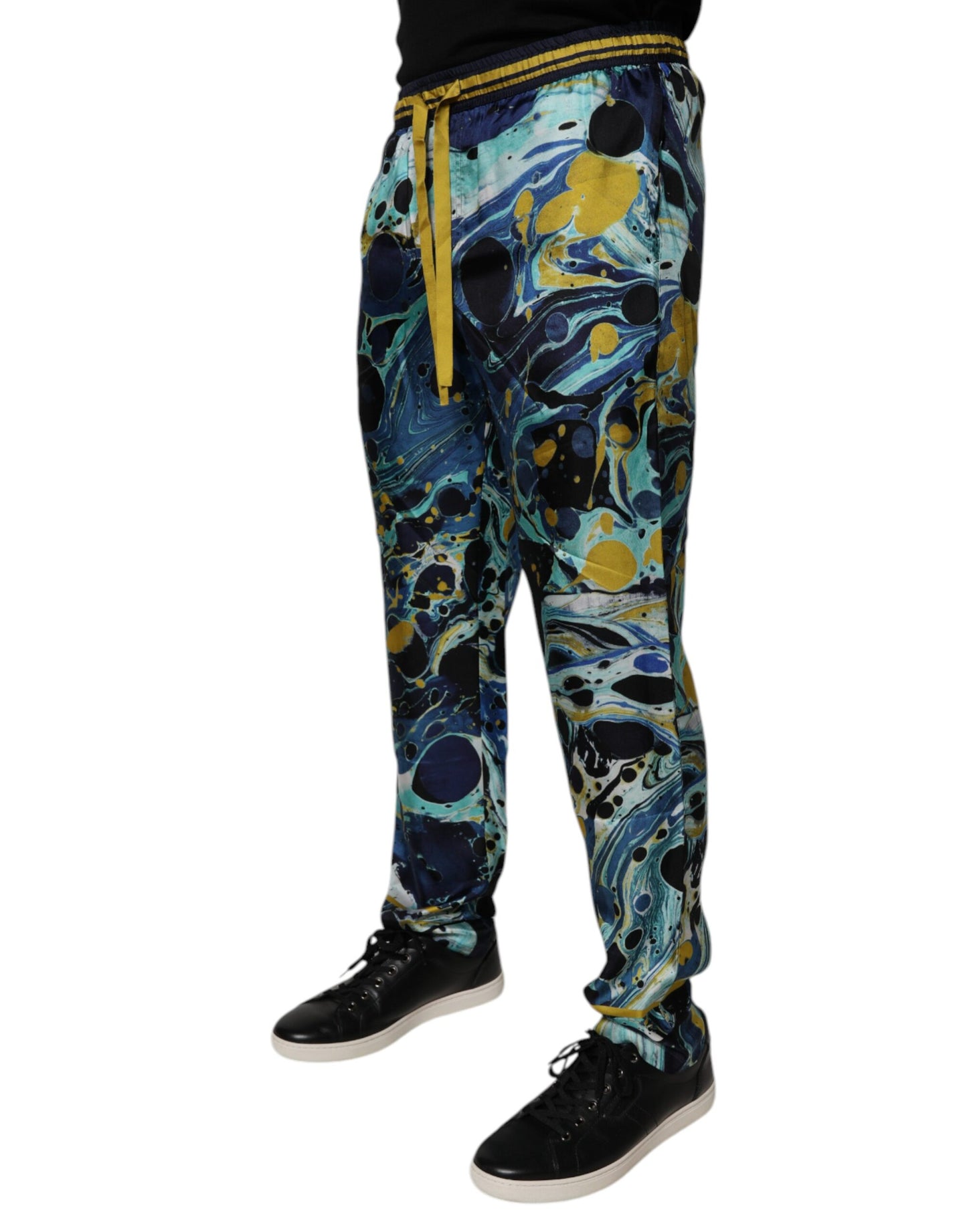 Dolce & Gabbana Multicolor Marble Print Jogger Sweatpants Pants – IT44 | XS par Dolce & Gabbana | Disponible sur Sandy Store ByNet