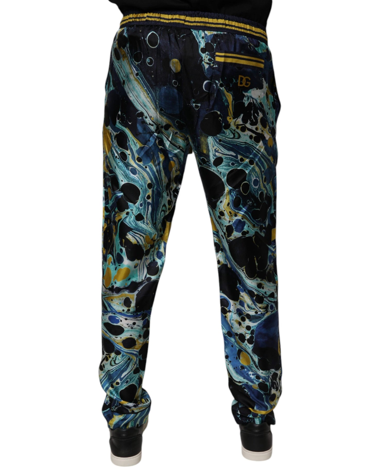 Dolce & Gabbana Multicolor Marble Print Jogger Sweatpants Pants – IT44 | XS par Dolce & Gabbana | Disponible sur Sandy Store ByNet