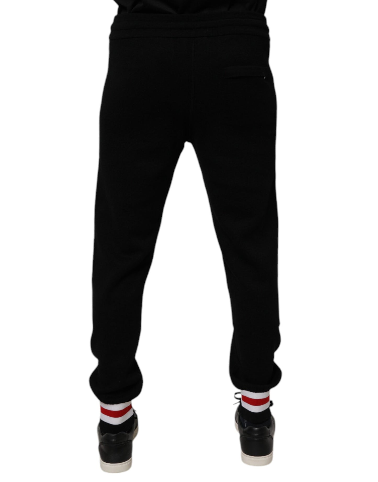 Dolce & Gabbana Black Wool Mid Waist Jogger Sweatpants Pants – IT44 | XS par Dolce & Gabbana | Disponible sur Sandy Store ByNet