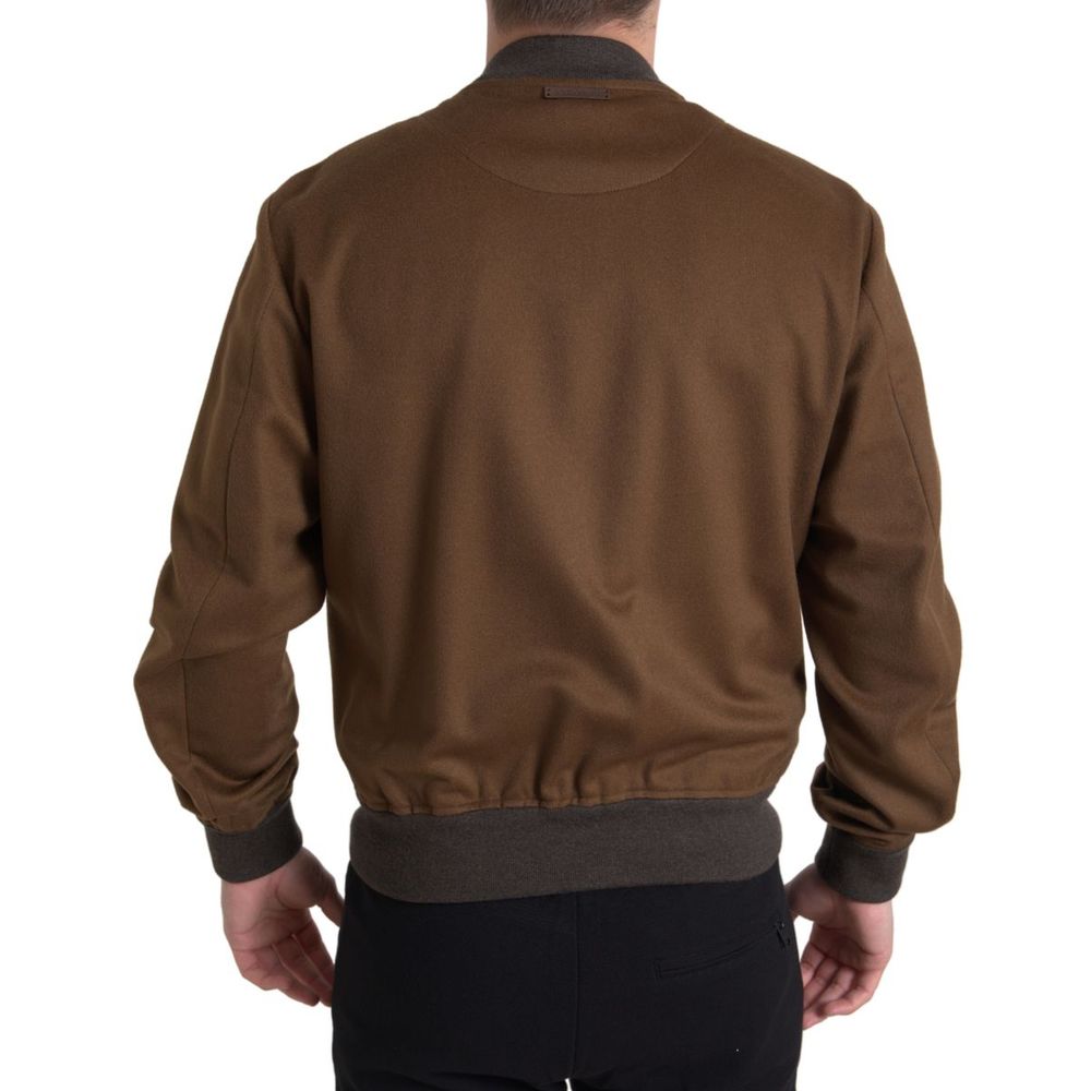 Dolce & Gabbana Brown Cashmere Jacket – IT46 | S par Dolce & Gabbana | Disponible sur Sandy Store ByNet