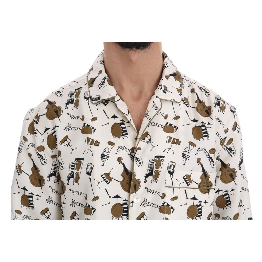Dolce & Gabbana Multicolor Silk Shirt – 40 par Dolce & Gabbana | Disponible sur Sandy Store ByNet