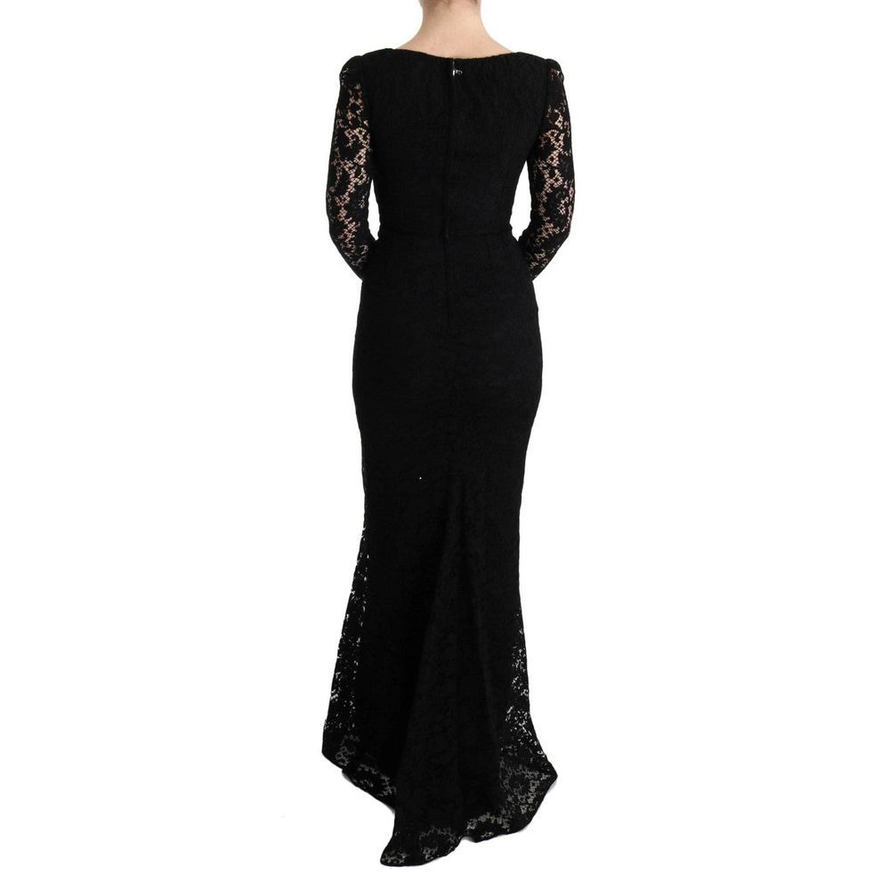Dolce & Gabbana Black Cotton Dress – IT36 | XS par Dolce & Gabbana | Disponible sur Sandy Store ByNet