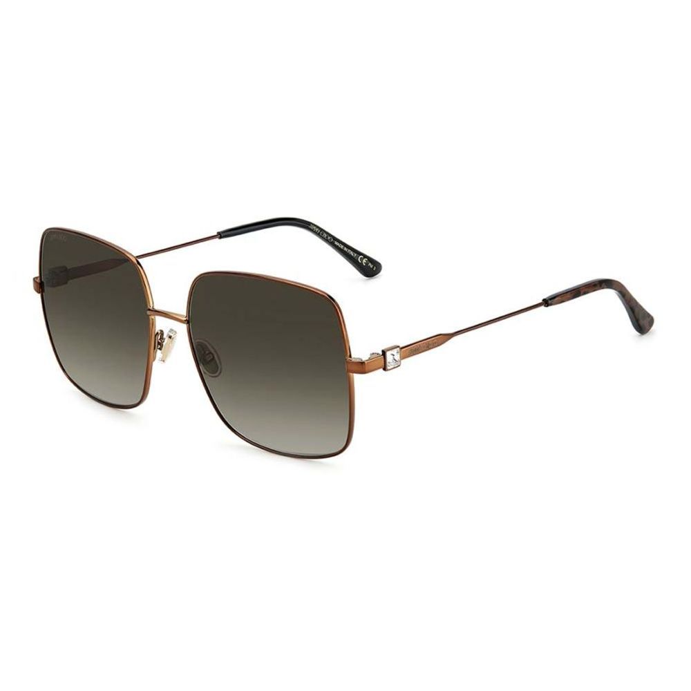 Jimmy Choo Brown Metal Sunglasses – par Jimmy Choo | Disponible sur Sandy Store ByNet