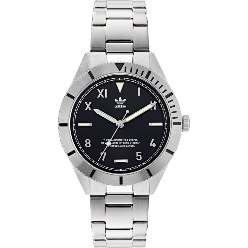Adidas Gray Stainless Steel Stainless Steel Watch