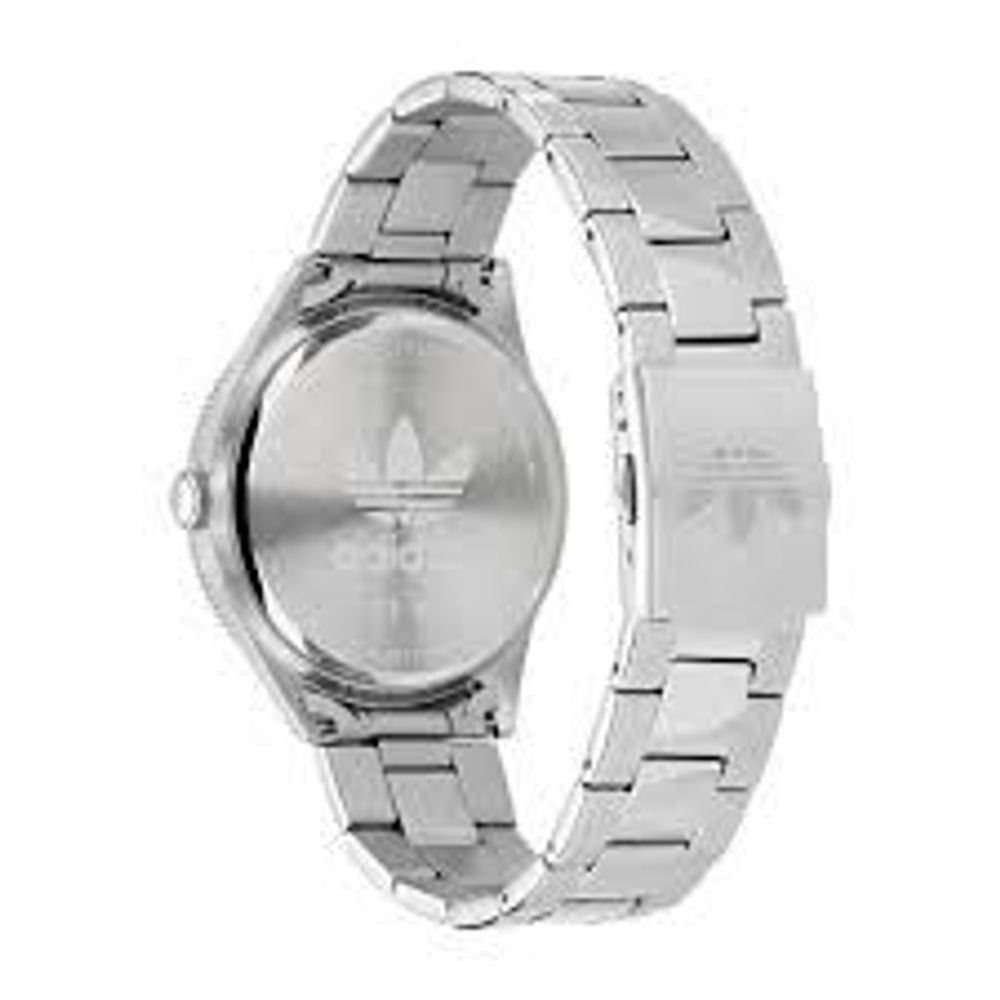 Adidas Gray Stainless Steel Stainless Steel Watch