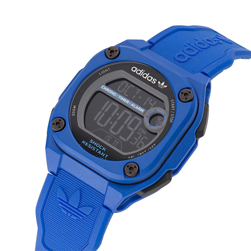 Adidas Blue Synthetic Watch – par Adidas | Disponible sur Sandy Store ByNet