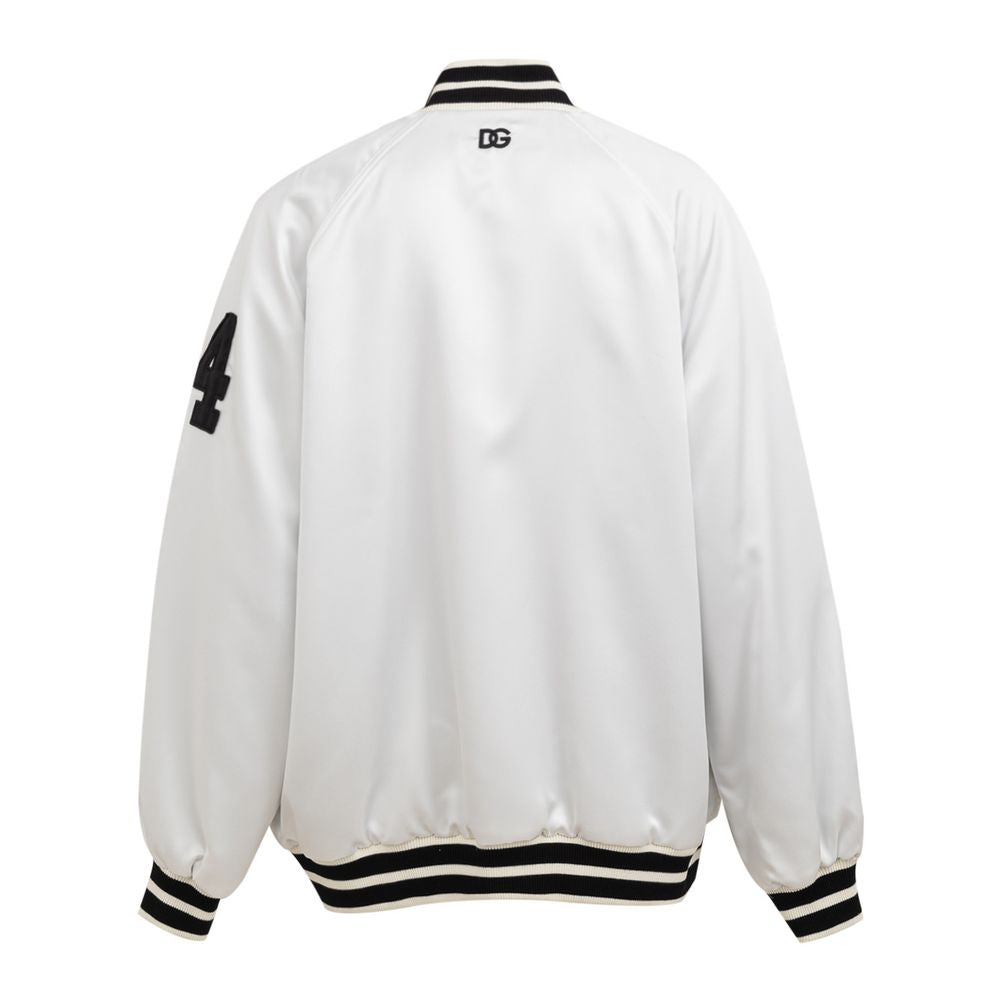 Chaqueta de poliéster beige de Dolce & Gabbana