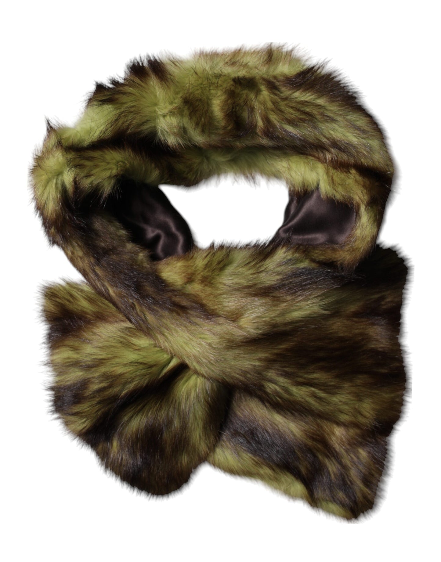 Dolce & Gabbana Multicolor Fur Shawl Neck Wrap Cover Collar Scarf – par Dolce & Gabbana | Disponible sur Sandy Store ByNet