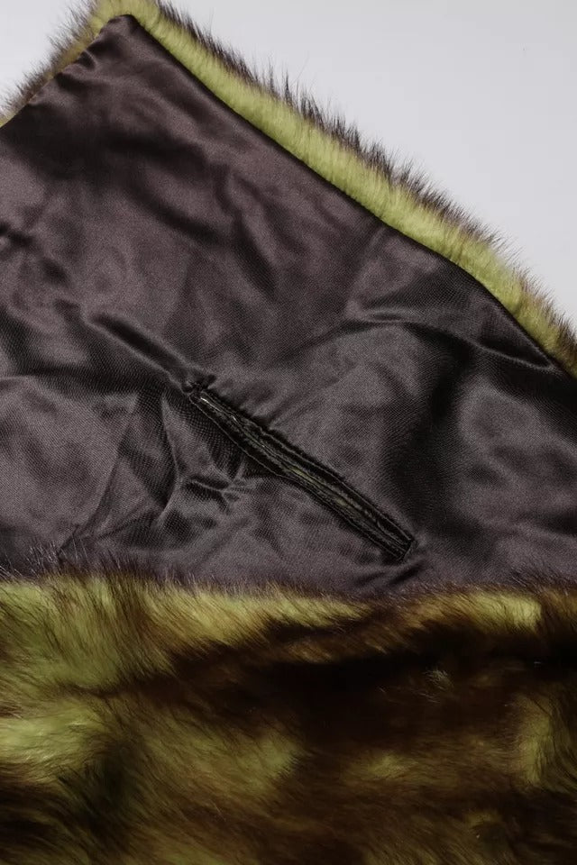 Dolce & Gabbana Multicolor Fur Shawl Neck Wrap Cover Collar Scarf – par Dolce & Gabbana | Disponible sur Sandy Store ByNet