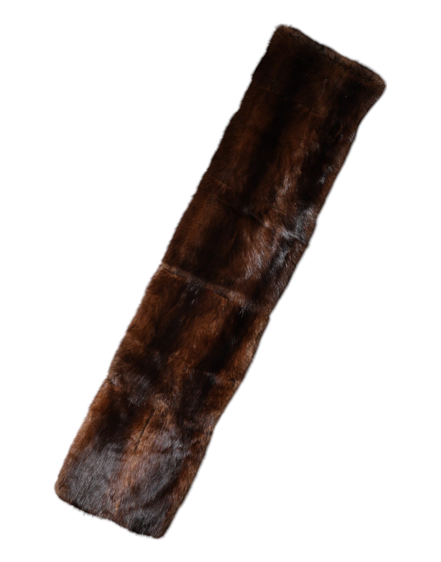Dolce & Gabbana Black Brown Stripe Fur Shawl Wrap Scarf – par Dolce & Gabbana | Disponible sur Sandy Store ByNet