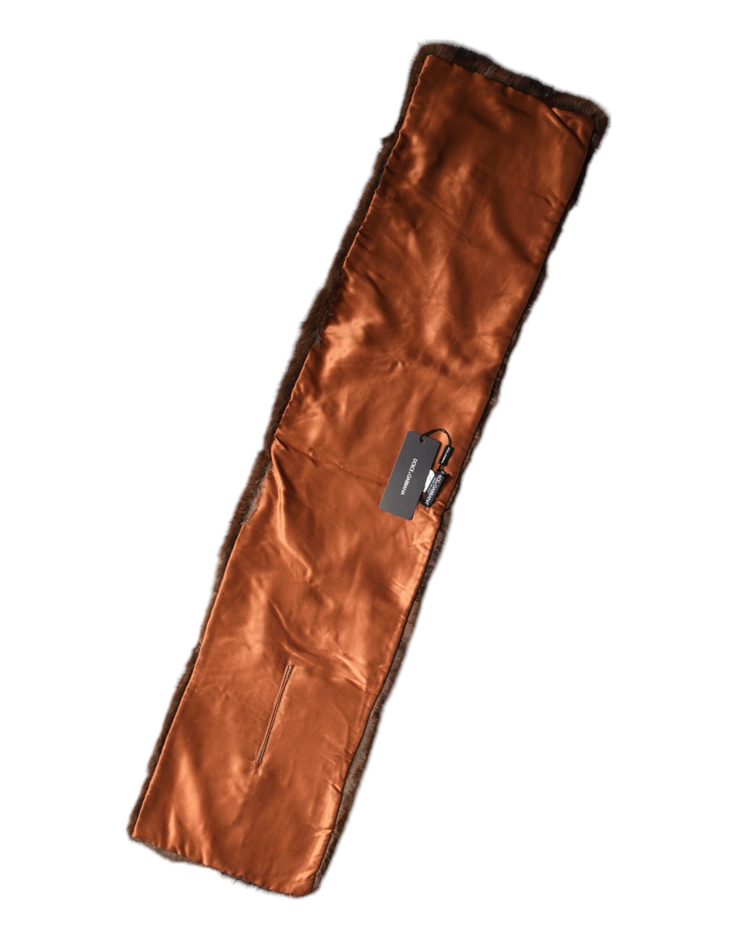 Dolce & Gabbana Black Brown Stripe Fur Shawl Wrap Scarf – par Dolce & Gabbana | Disponible sur Sandy Store ByNet
