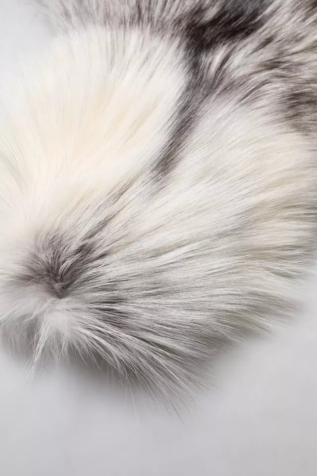 Dolce & Gabbana White Fox Fur Neck Wrap Warmer Winter Scarf – par Dolce & Gabbana | Disponible sur Sandy Store ByNet