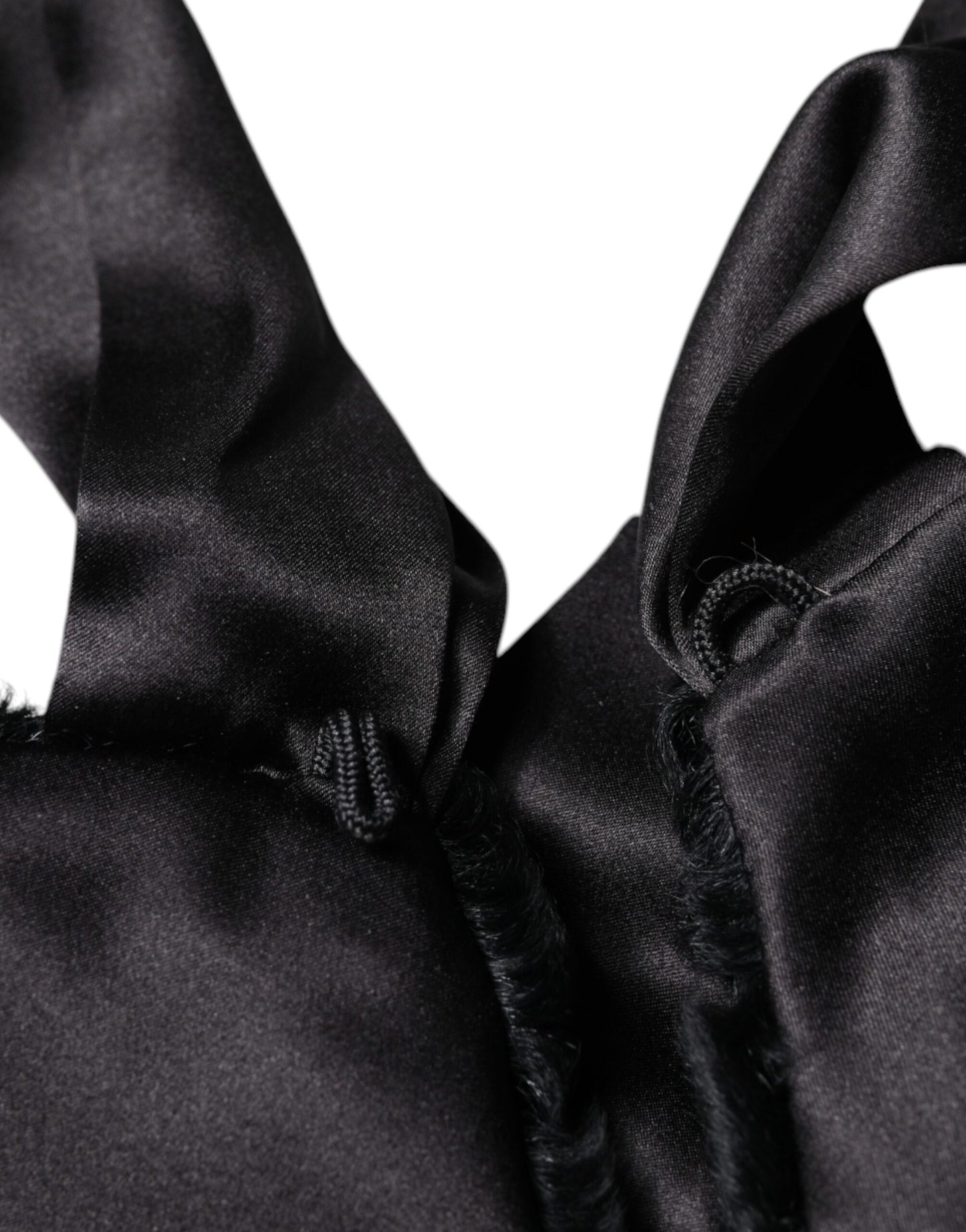 Dolce & Gabbana Black Lamb Fur Women Neck Warmer Winter Scarf – IT40|S par Dolce & Gabbana | Disponible sur Sandy Store ByNet