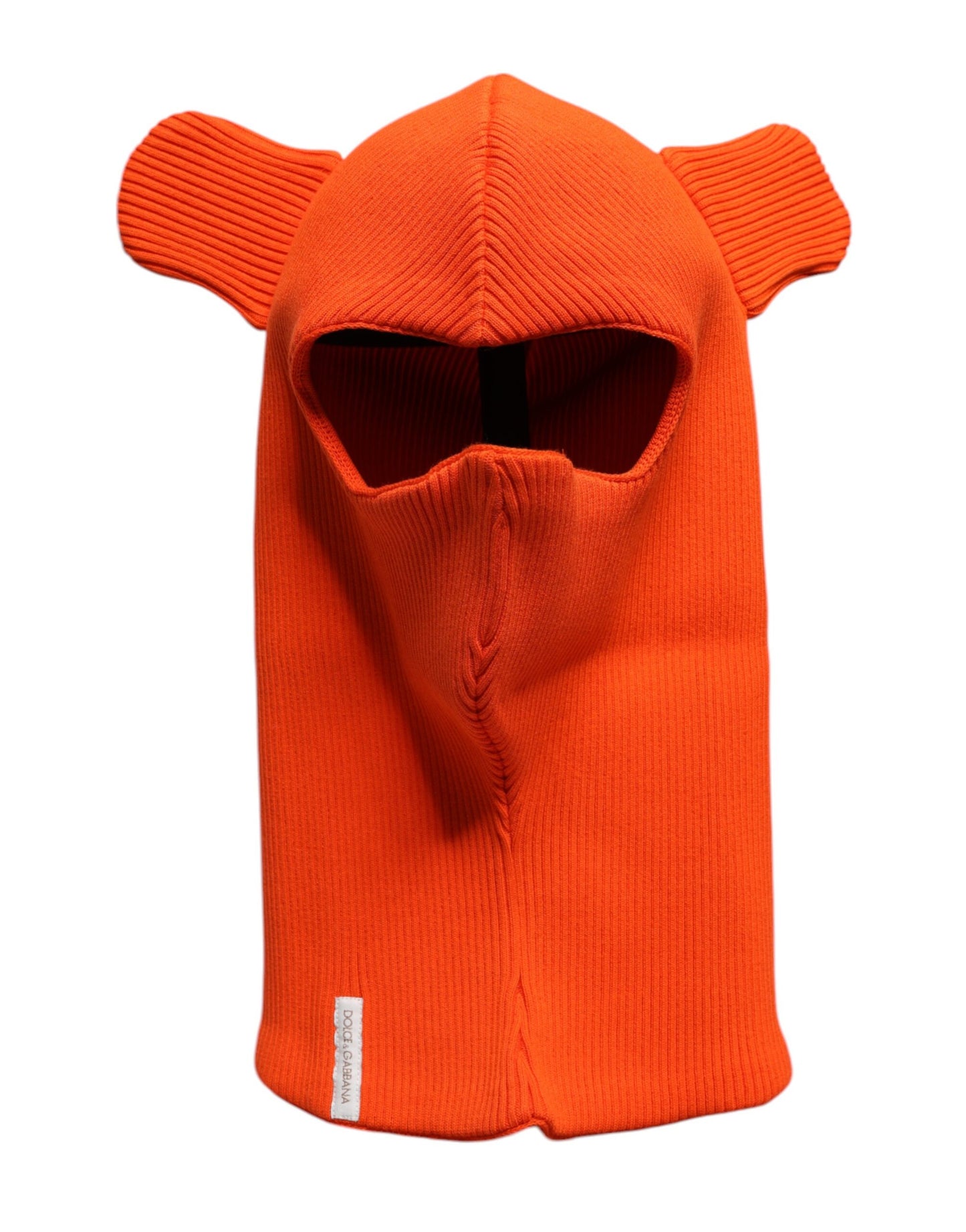 Dolce & Gabbana Orange Cotton Whole Head Wrap Balaclava Hat – par Dolce & Gabbana | Disponible sur Sandy Store ByNet