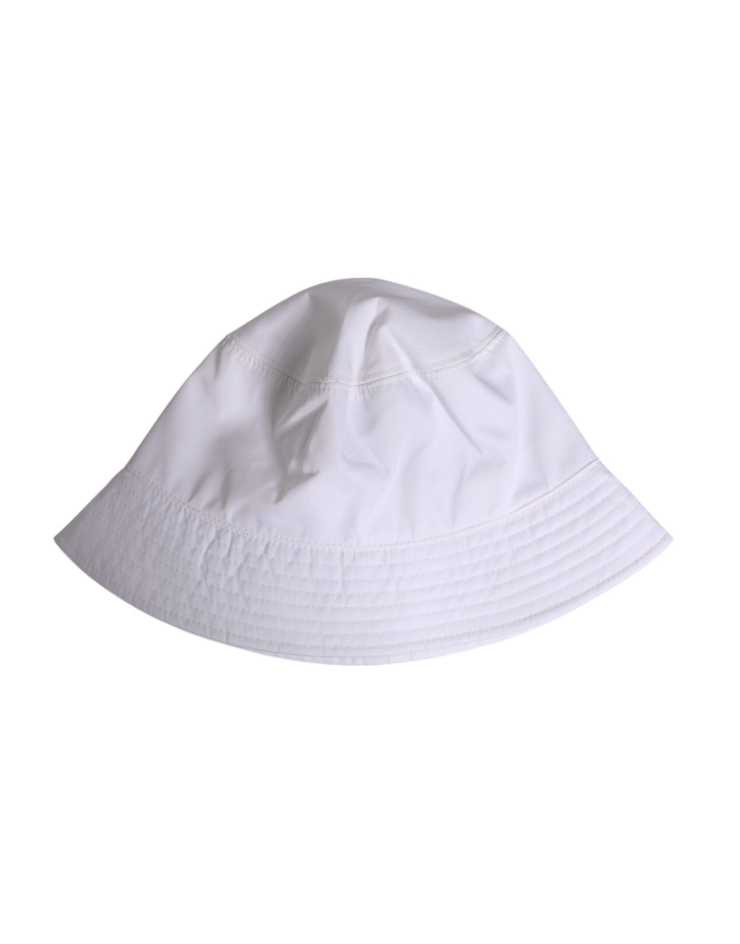 Dolce & Gabbana White Cotton Wide Brim Bucket Hat – 59 cm|L par Dolce & Gabbana | Disponible sur Sandy Store ByNet