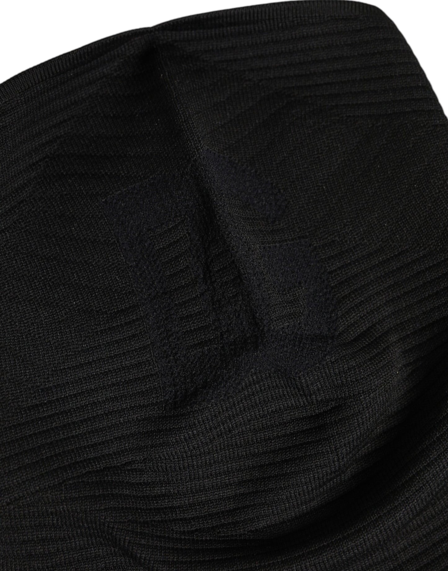Dolce & Gabbana Black Nylon Knitted Ski Mask Balaclava – par Dolce & Gabbana | Disponible sur Sandy Store ByNet