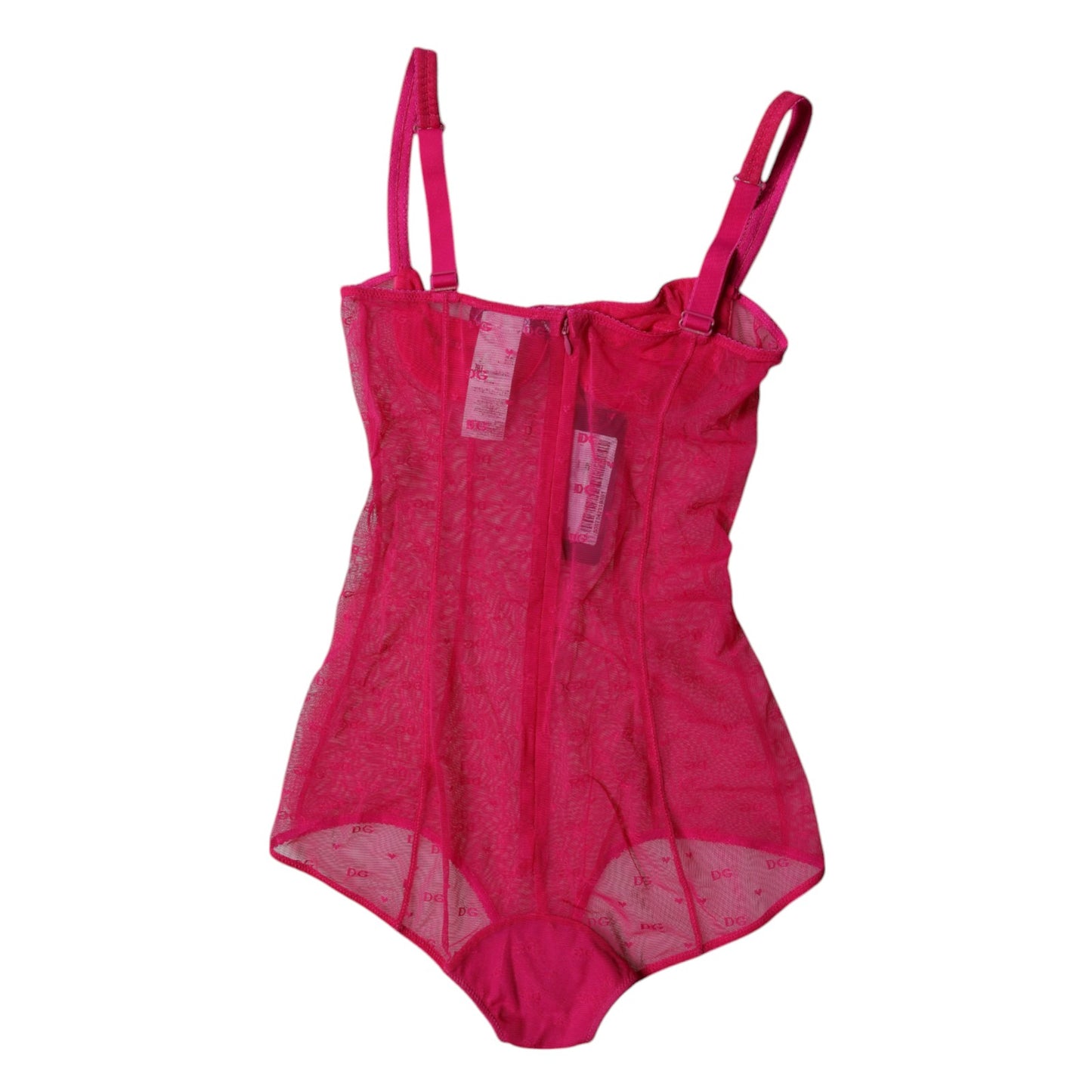Dolce & Gabbana Sous-vêtements soutien-gorge balconnet en tulle fuchsia