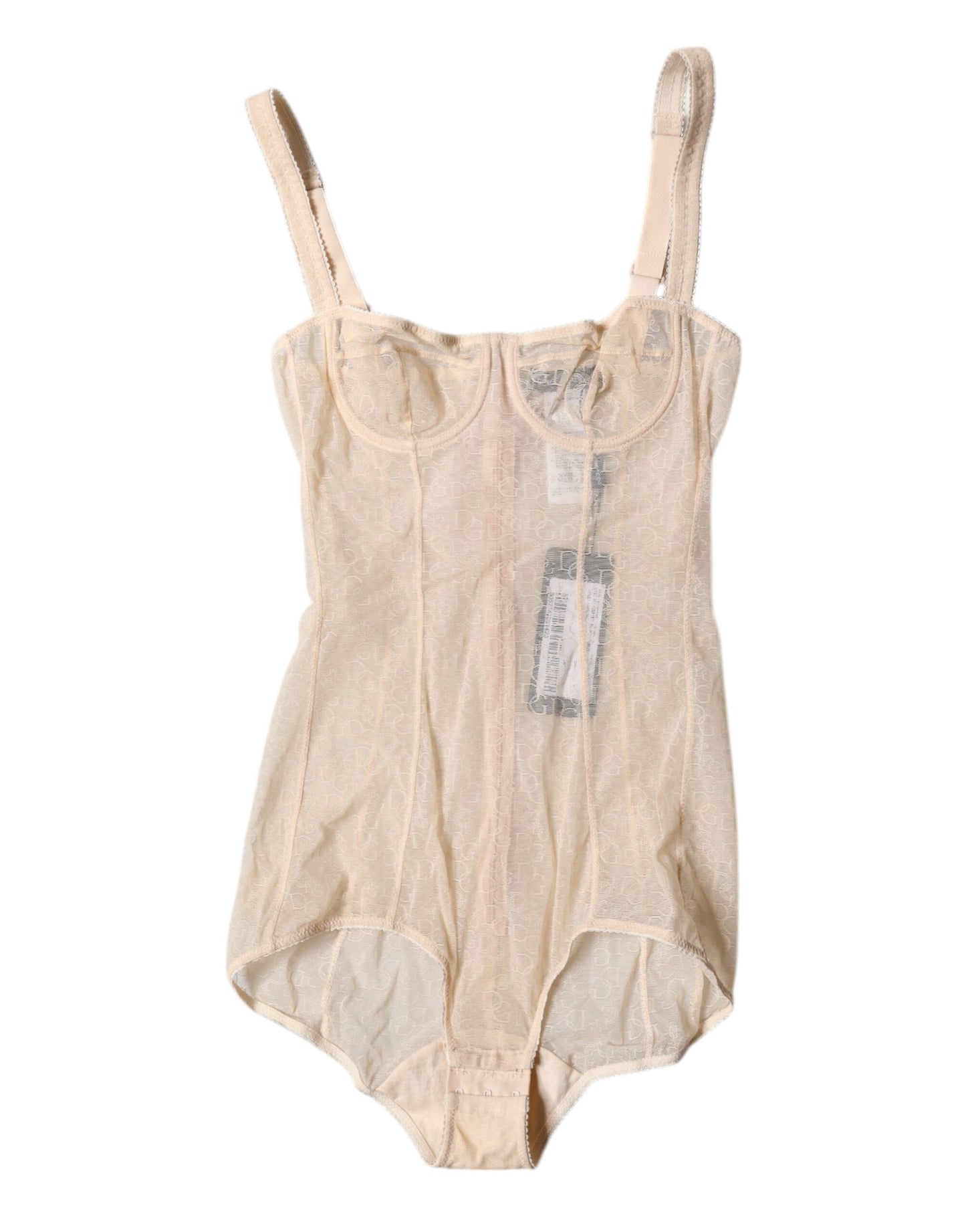 Dolce & Gabbana Sous-vêtements soutien-gorge balconnet en tulle beige