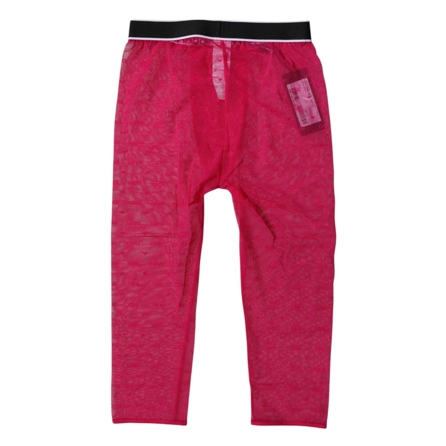 Dolce & Gabbana Fuchsia DG Logo Nylon Cropped Tights Underwear – IT2 | S par Dolce & Gabbana | Disponible sur Sandy Store ByNet