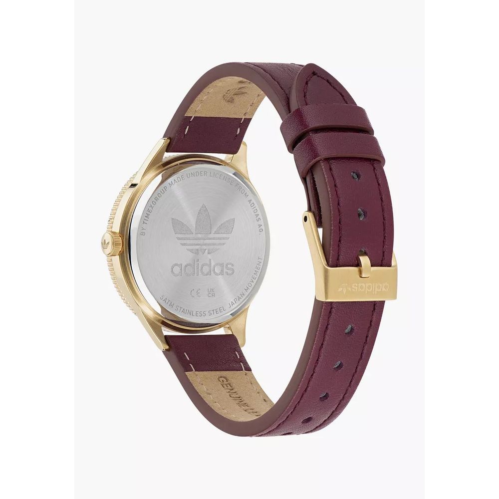 Adidas Red Leather Watch – par Adidas | Disponible sur Sandy Store ByNet