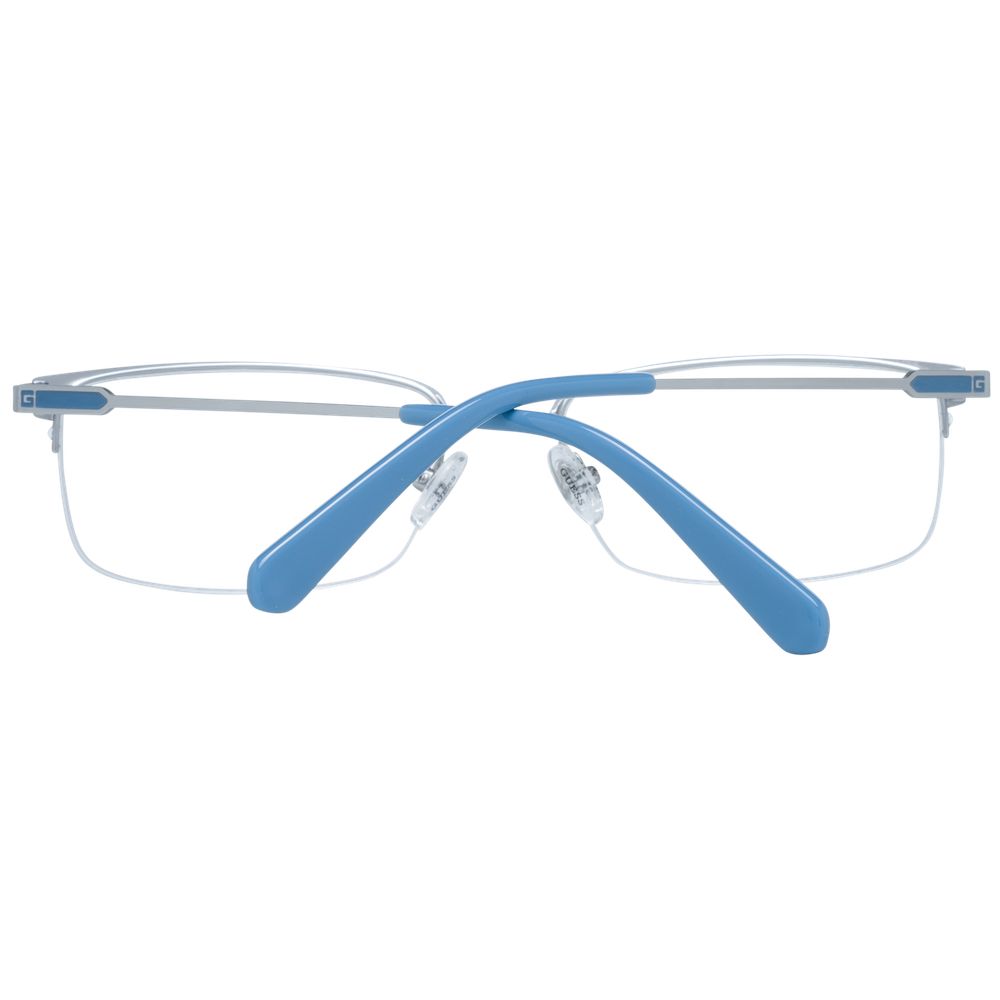 Guess Silver Men Glasses Frame
