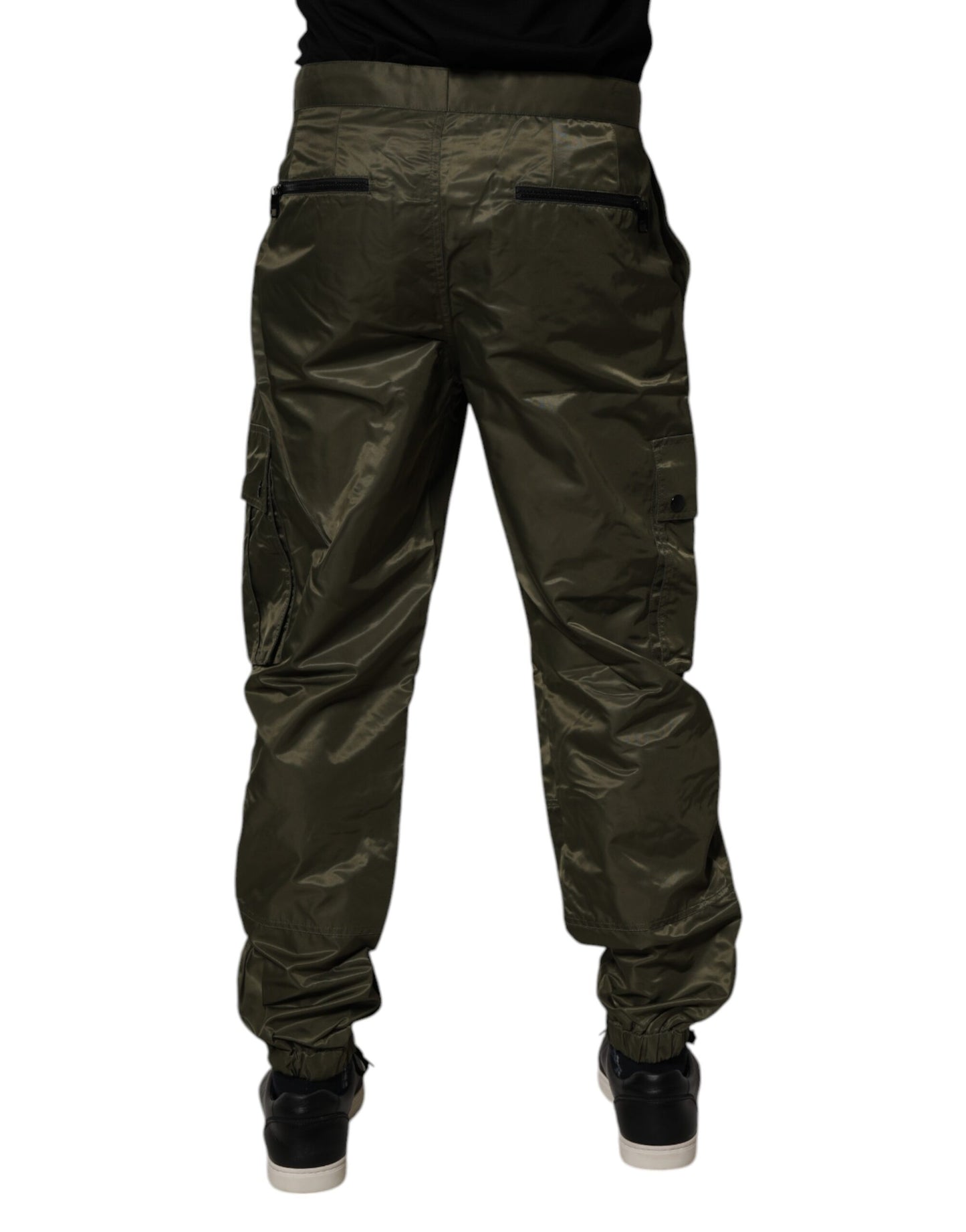 Pantalones cargo de nailon verde oscuro de Dolce & Gabbana
