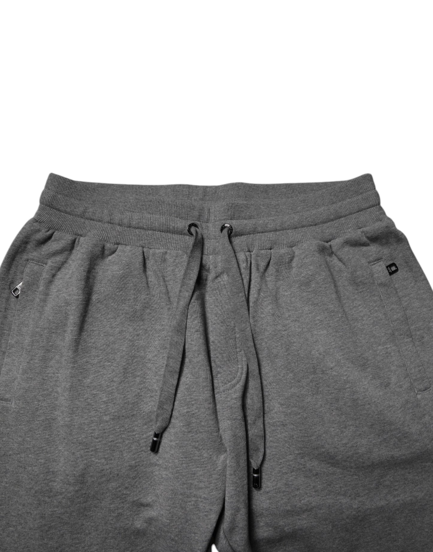 Pantalones deportivos Dolce & Gabbana de algodón con logotipo gris para hombre