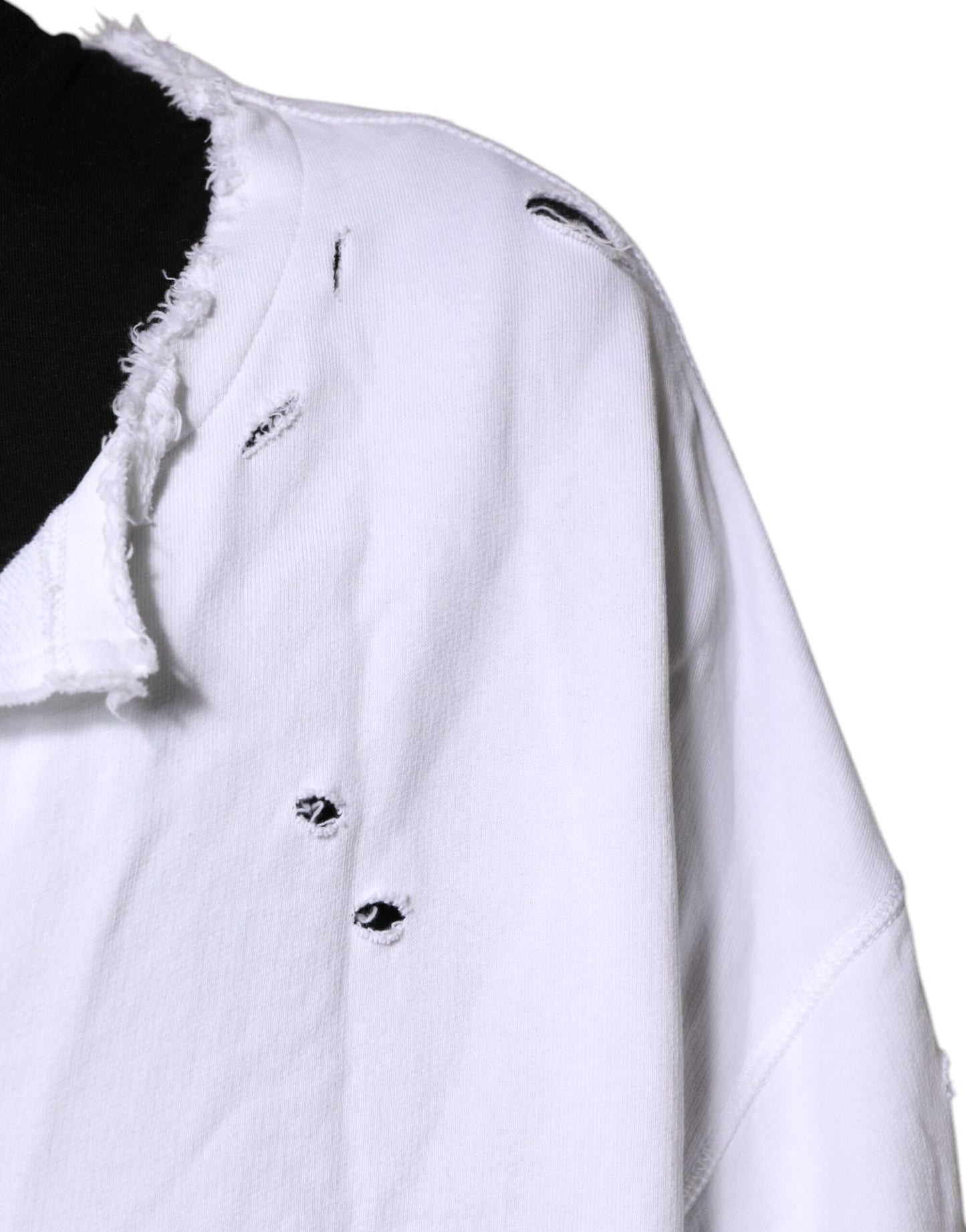 Sudadera Dolce & Gabbana de algodón blanco para hombre