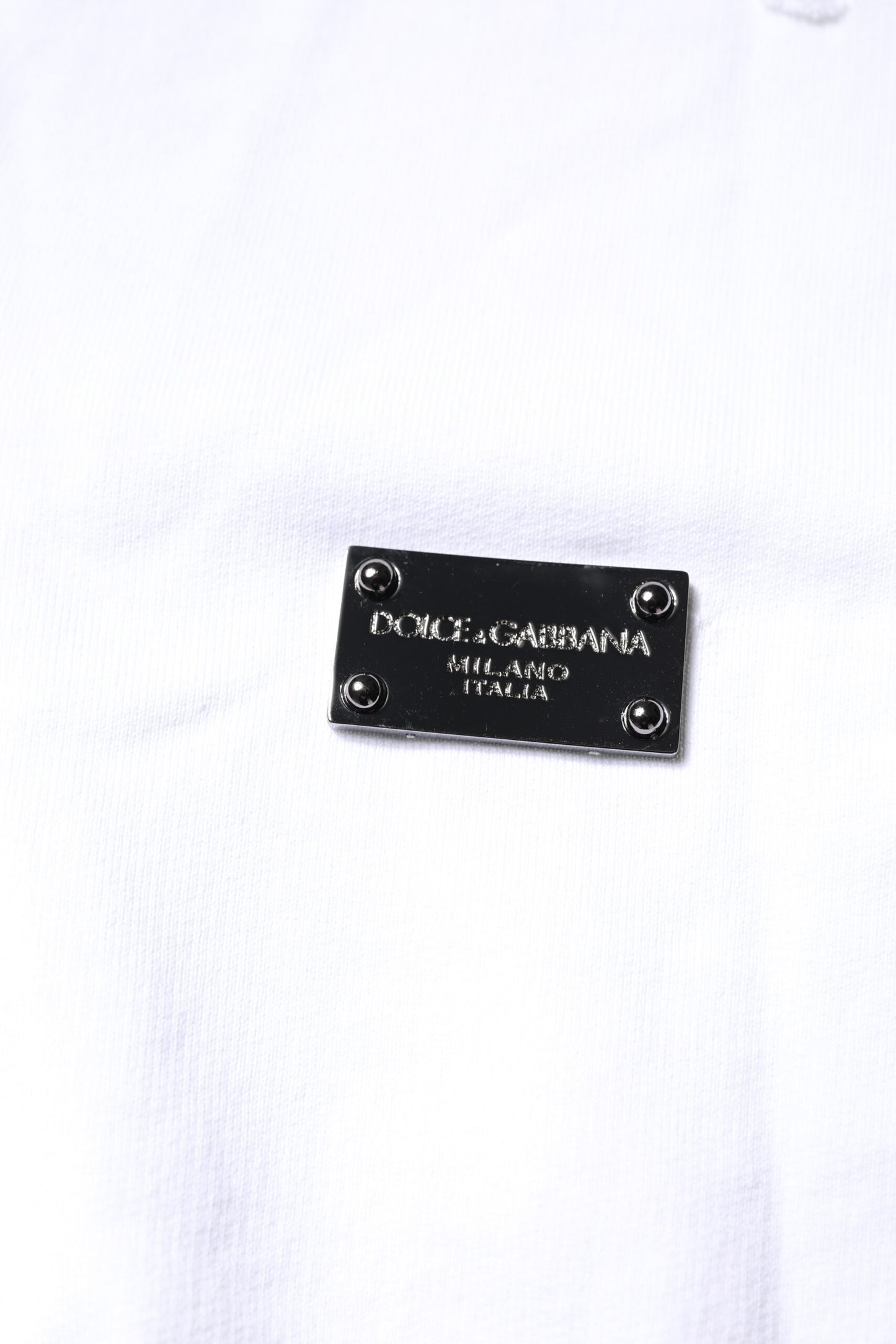 Sudadera Dolce & Gabbana de algodón blanco para hombre