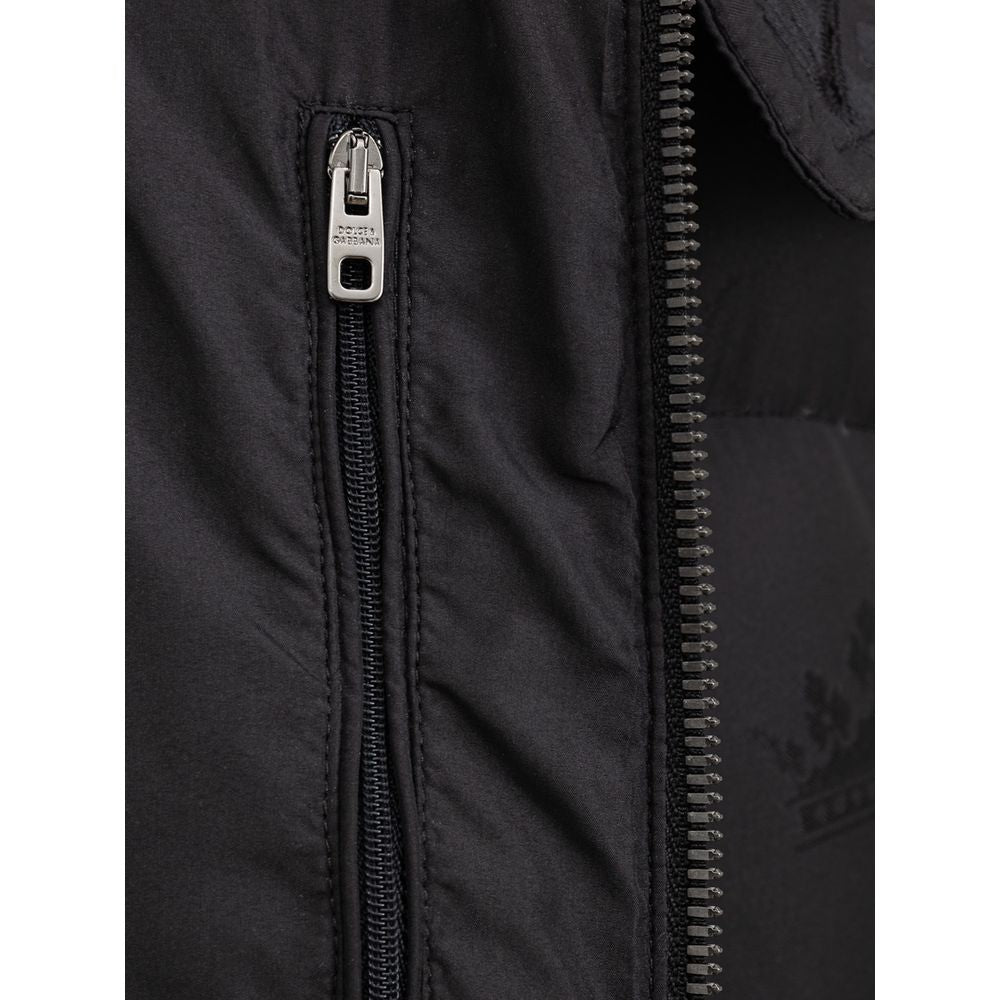 Dolce & Gabbana Chaqueta De Algodón Negra