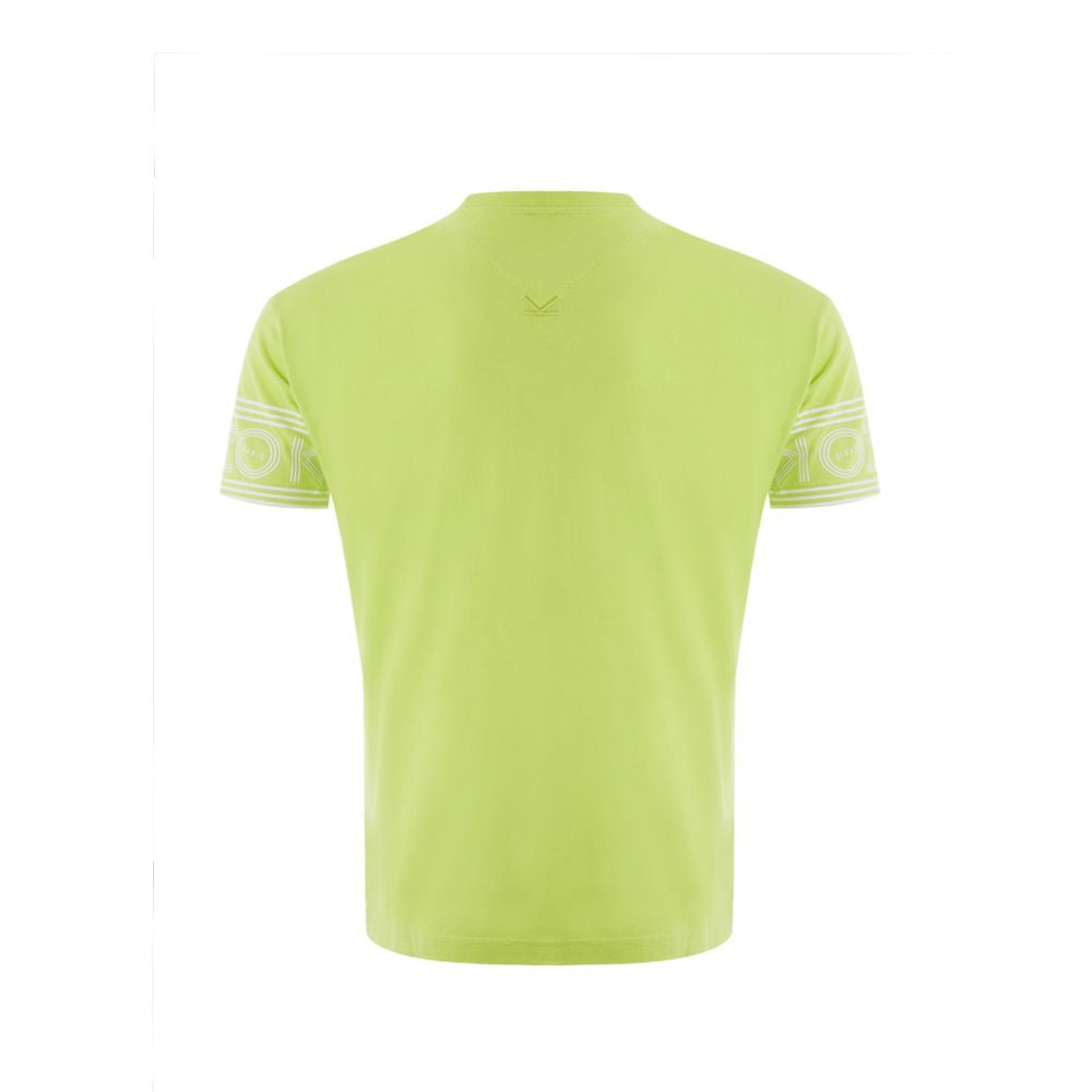 Camiseta Kenzo Sunny de algodón amarilla para hombres con estilo