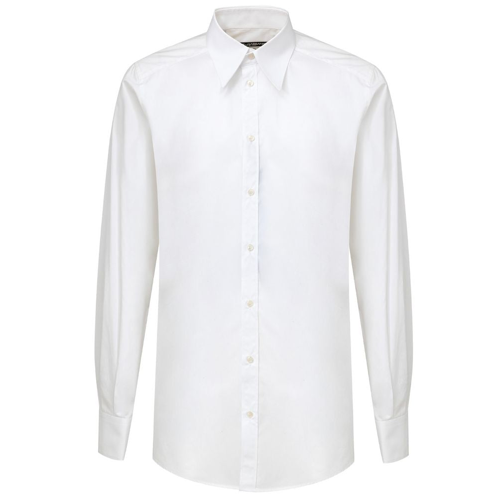 Camisa blanca de algodón Dolce & Gabbana