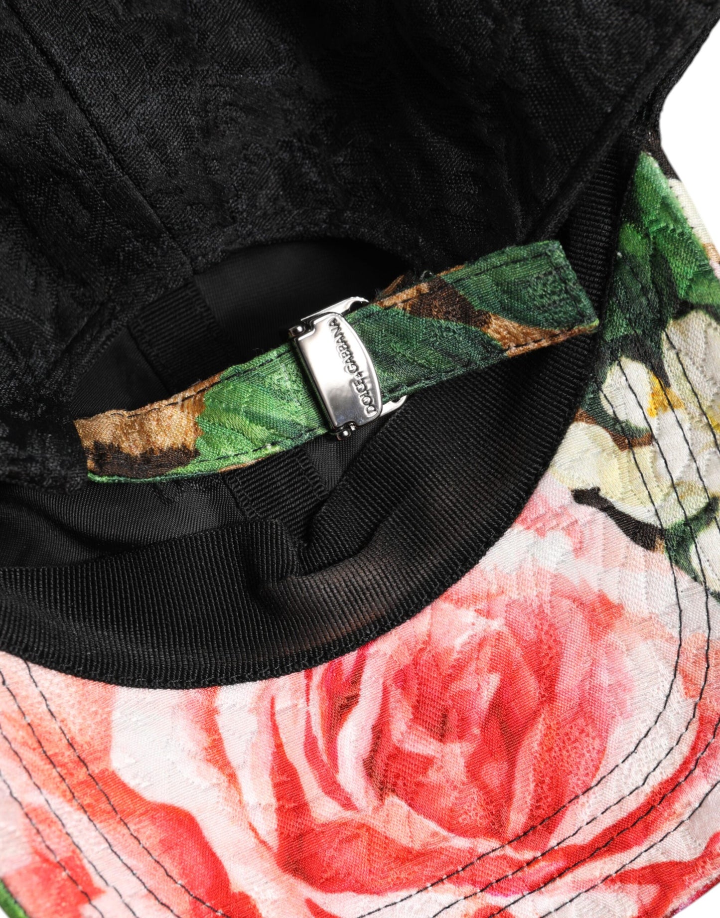 Dolce & Gabbana Multicolor DG Logo Patch 6 Panels Baseball Cap