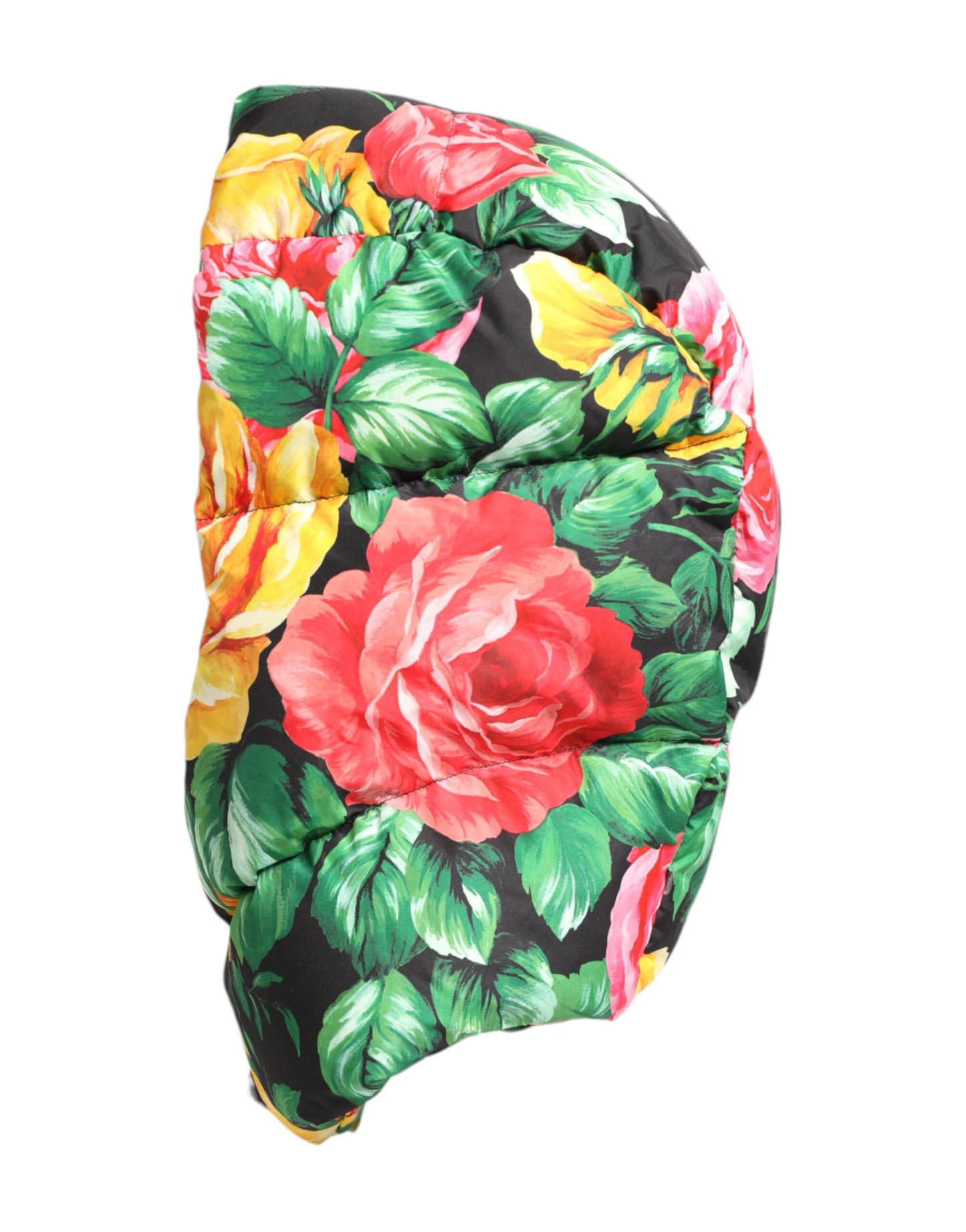 Gorro envolvente con estampado floral multicolor de Dolce & Gabbana