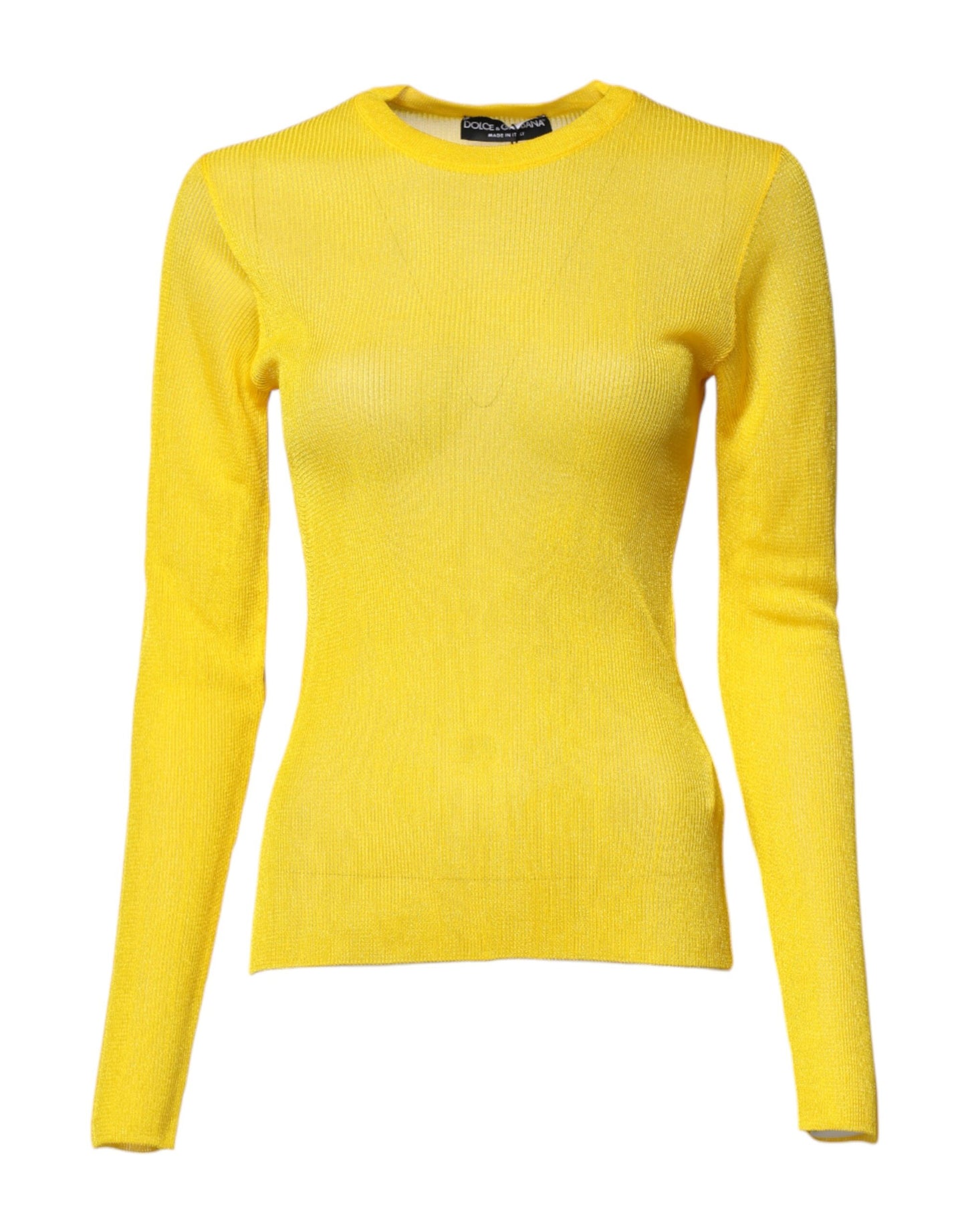 Suéter de mujer Dolce & Gabbana de poliéster amarillo