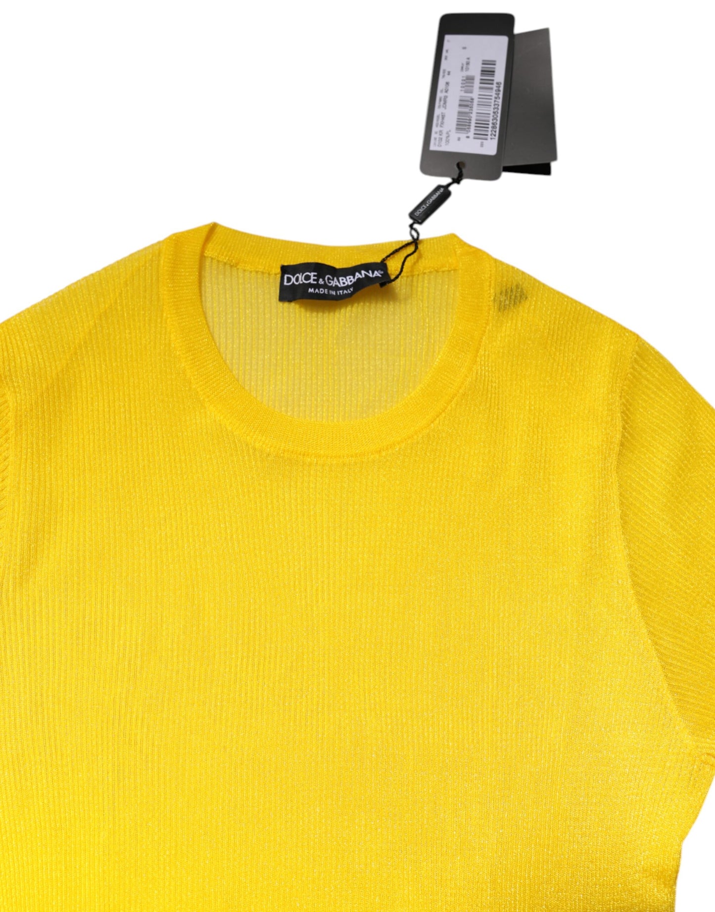 Suéter de mujer Dolce & Gabbana de poliéster amarillo