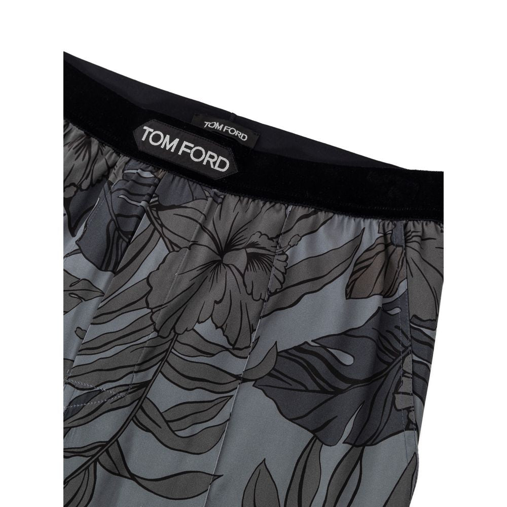 Tom Ford Gray Silk Clothing